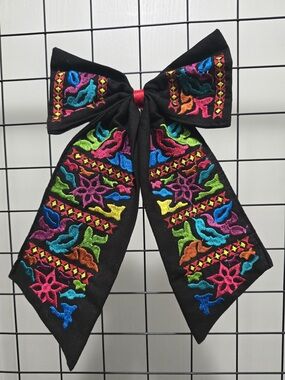 Embroidered Bow